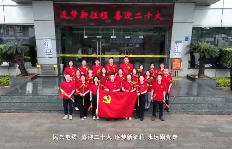 FH至尊电缆喜迎二十大，奋进新征程！